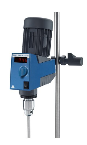 Top drive mixer IKA RW 20 digitall (20 l, 60…2000 rpm)