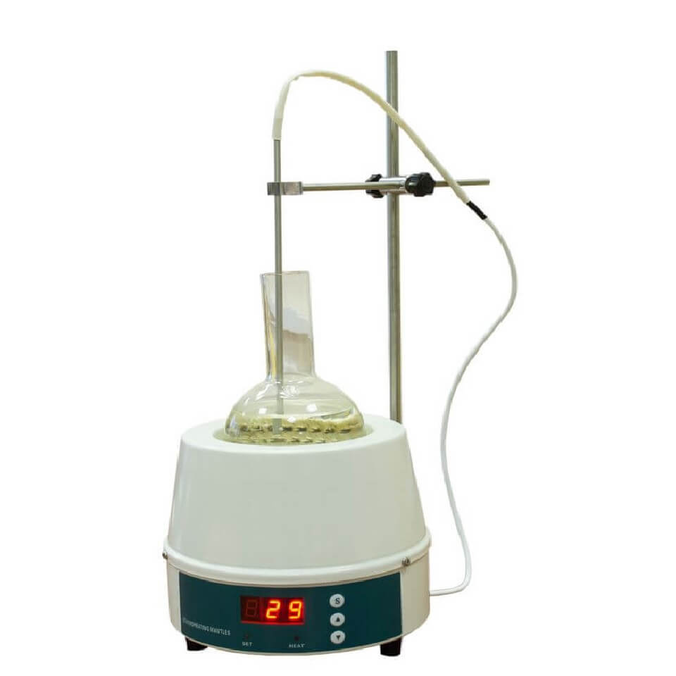 Heating mantle ULAB UT-4100DS (500 ml, +380 °C, with stirring and temperature sensor)