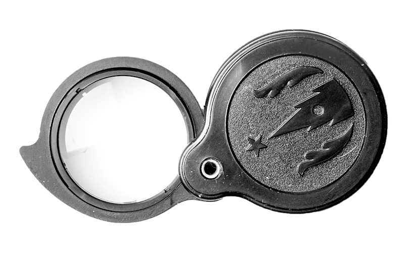 Folding magnifying glass LPP-1-4x (4x, Ø 28 mm)