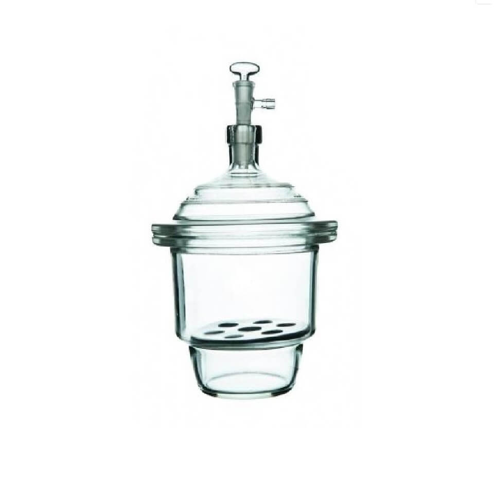 Desiccator with tap, vacuum Stegler, version 1