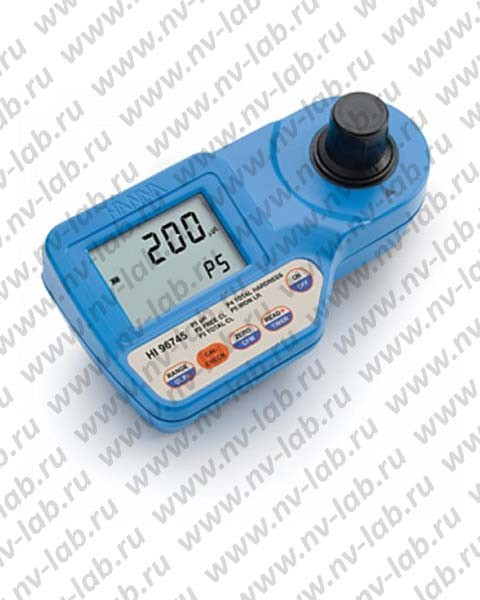 Photocolorimeter HANNA HI 96745 (pH, iron, free and total chlorine, total hardness)