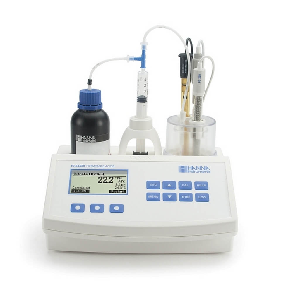 Minititrator HANNA HI 84529-02 (determination of acidity of dairy products)