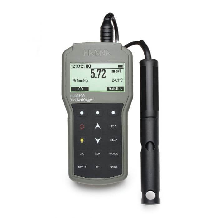 Portable oximeter HANNA HI 98193 with the function of determining BOD in a case with sensor HI 764073 (without verification)