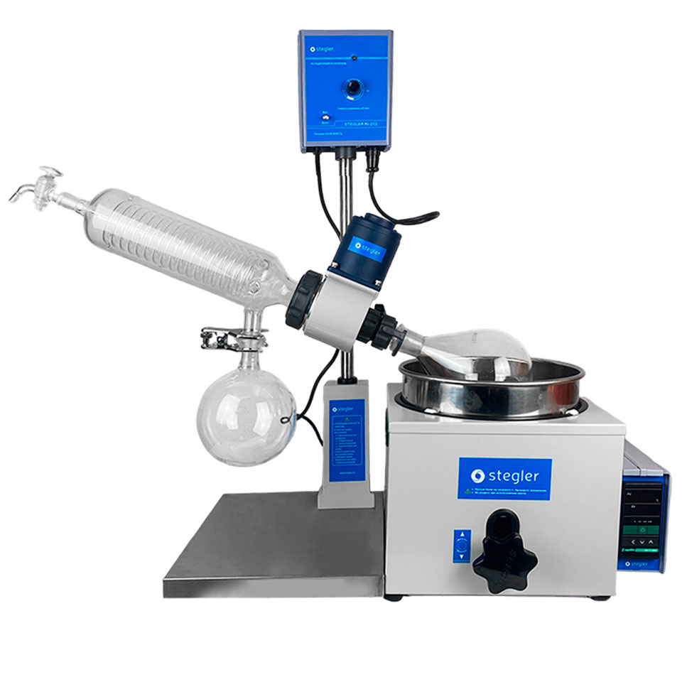 Rotary evaporator Stegler RI-213 (180 rpm, 100 °C)