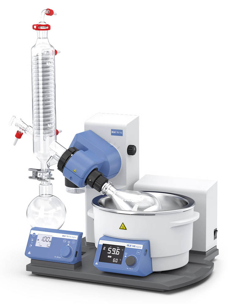 Rotary evaporator IKA RV 10 digital V (280 rpm, 180 °C)