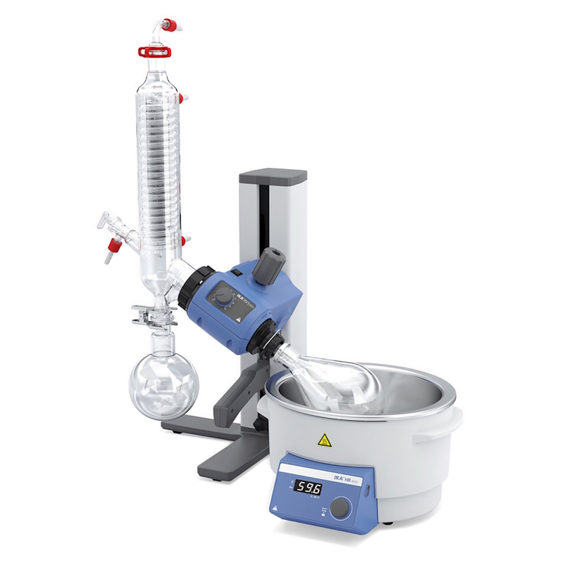 Rotary evaporator IKA RV 3 V-C (300 rpm, 100 °C)