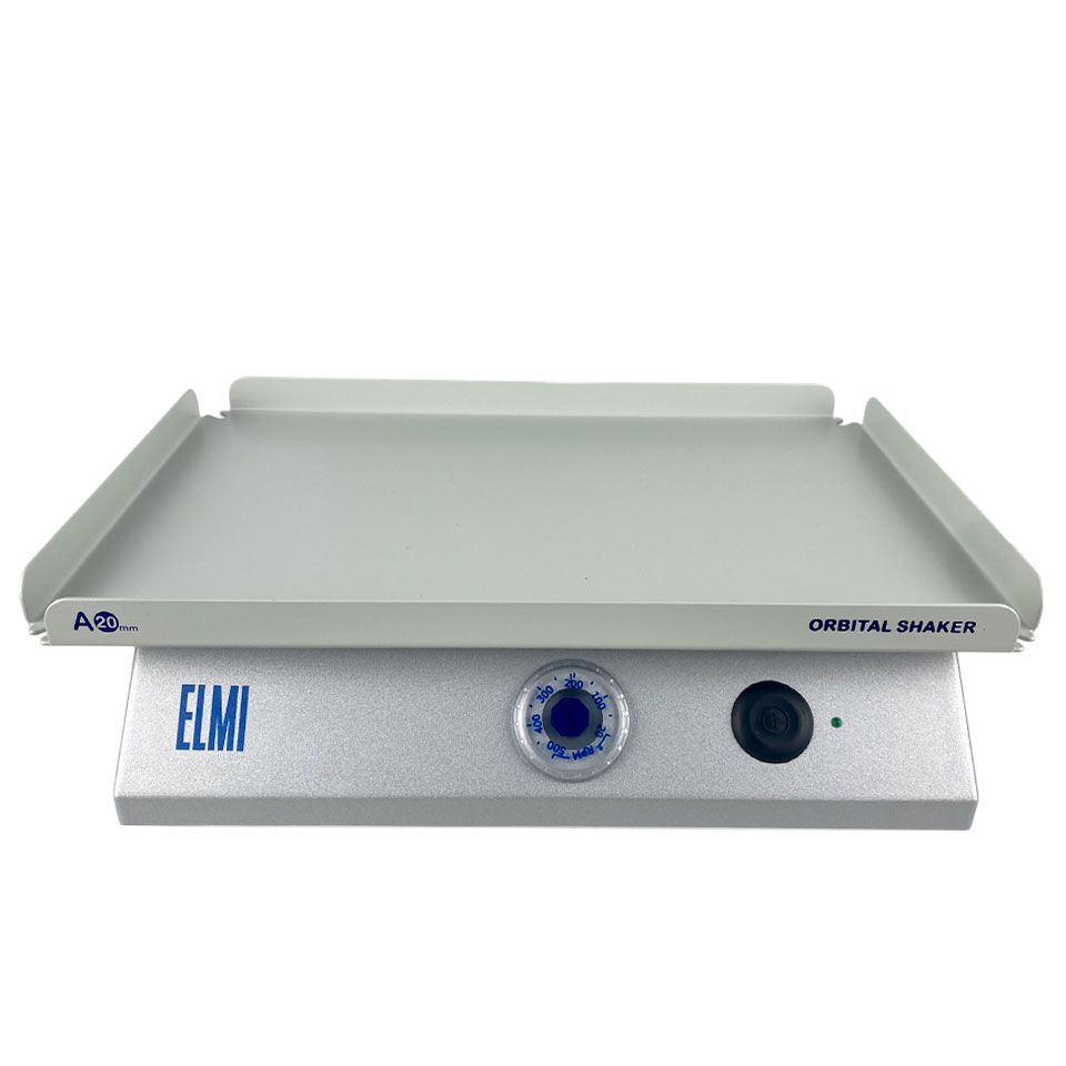Medical orbital shaker ELMI S-3.02M.A20 (analog, 235×355 mm, amplitude 20 mm, up to 500 rpm)