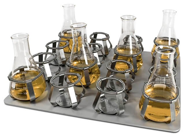 Platform BioSan P-16/250 (for shakers PSU-20i and ES-20/60 with holder for 16 pieces of 250 ml flasks, glasses)