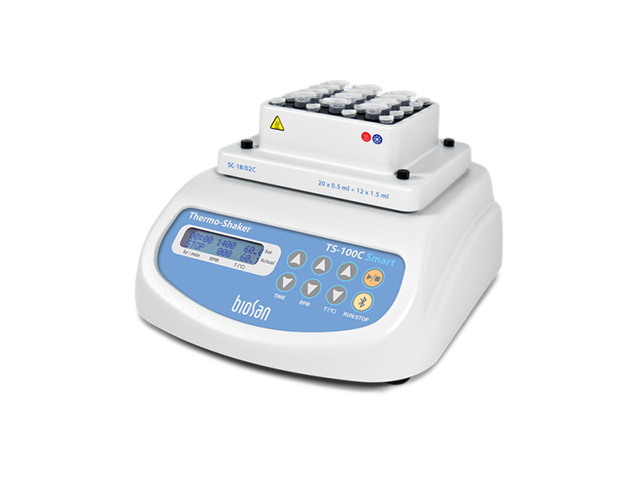 Thermoshaker Biosan TS-100C Smart (with cooling, for microtubes and PCR plates)