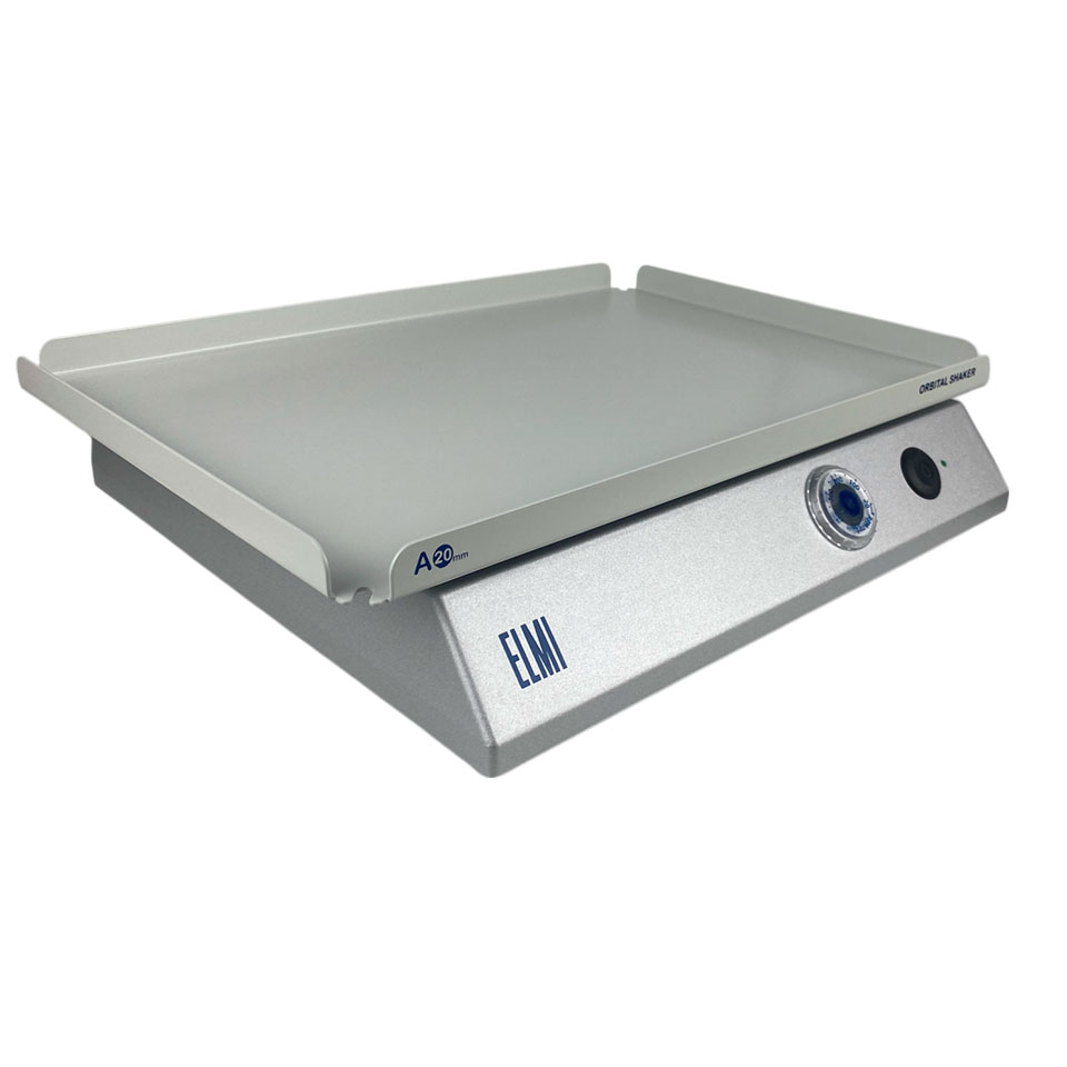Medical orbital shaker ELMI S-3.02L.A20 (analog, 415×295 mm, amplitude 20 mm, up to 500 rpm)