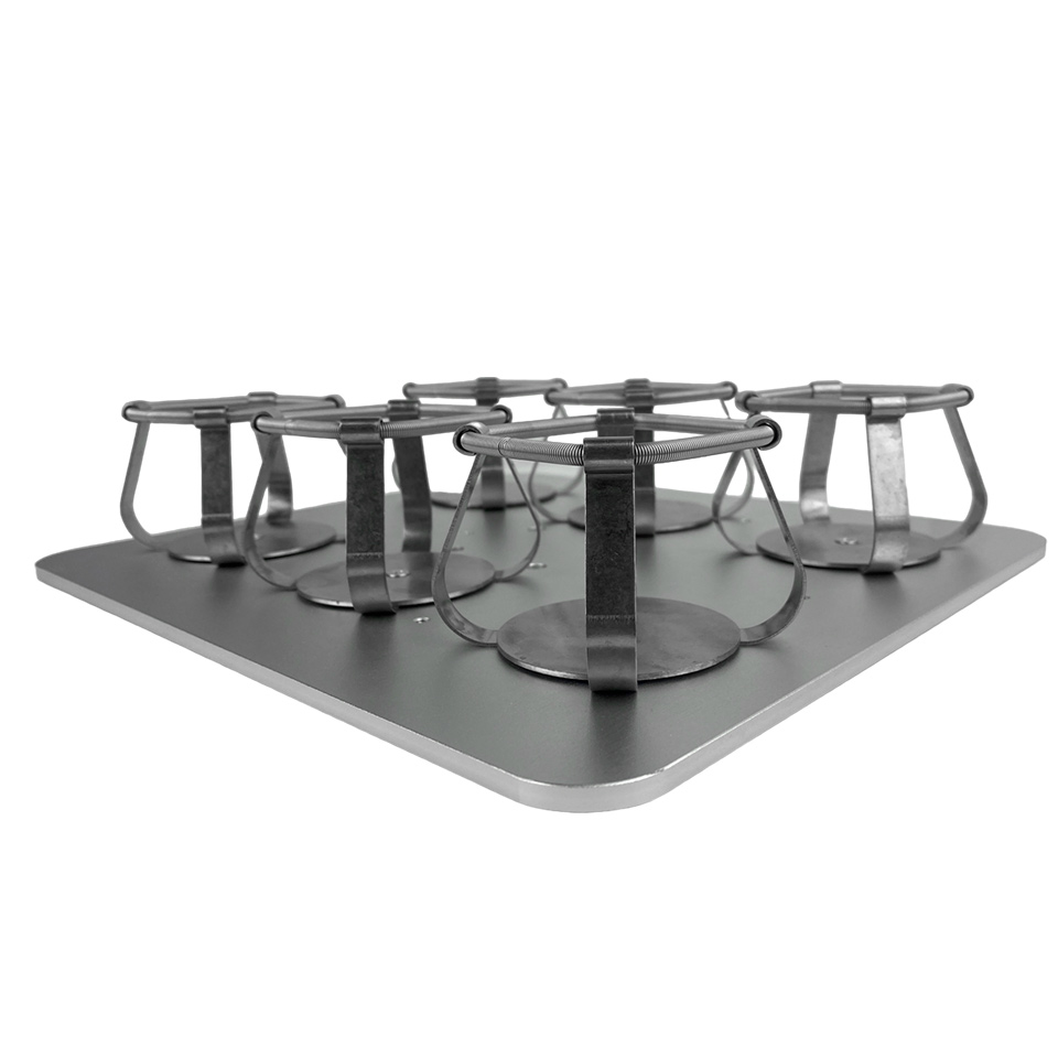 Stegler TS-FC-B platform with 6×250 ml flask holders for POS-12 shaker