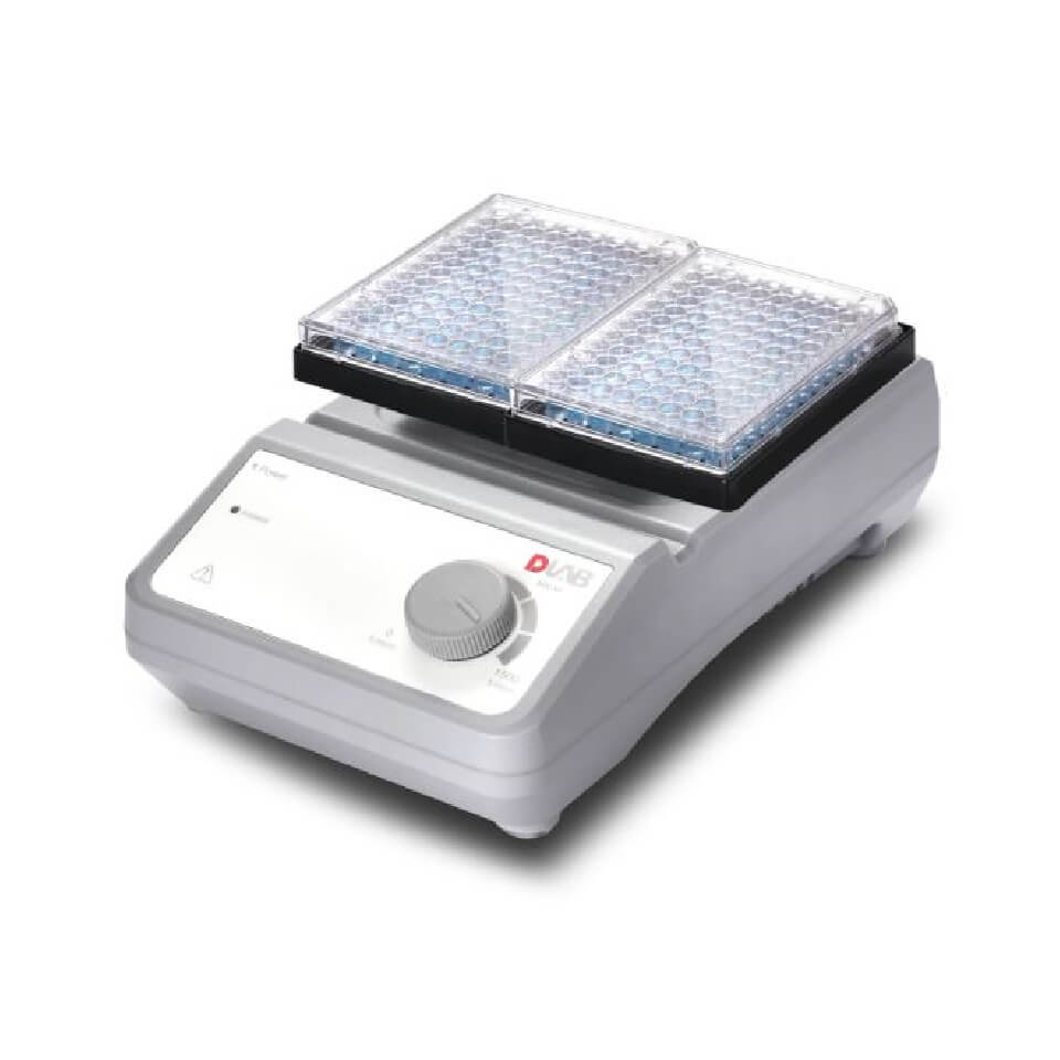 DLAB MX-M microplate mixer with platform for two PS1.2 plates, art. 8031202000 + 18204340