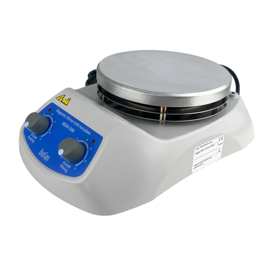 Magnetic stirrer BioSan MSH-300 (15 l, 250…1250 rpm, 330 °C)