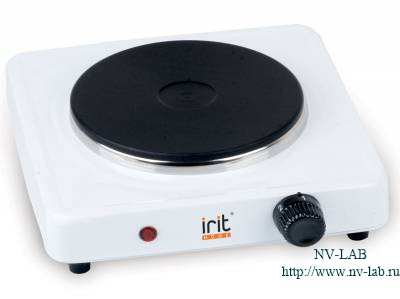 Electric stove IRIT IR-8004 (1000 W, Ø155 mm, cast iron)