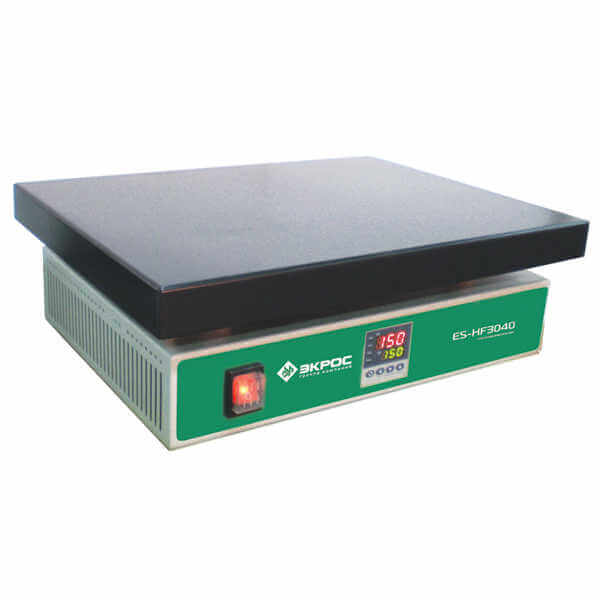 Heating plate Ekroskhim ES-HF3040 (210 °C, 300×400 mm, fluoroplastic)