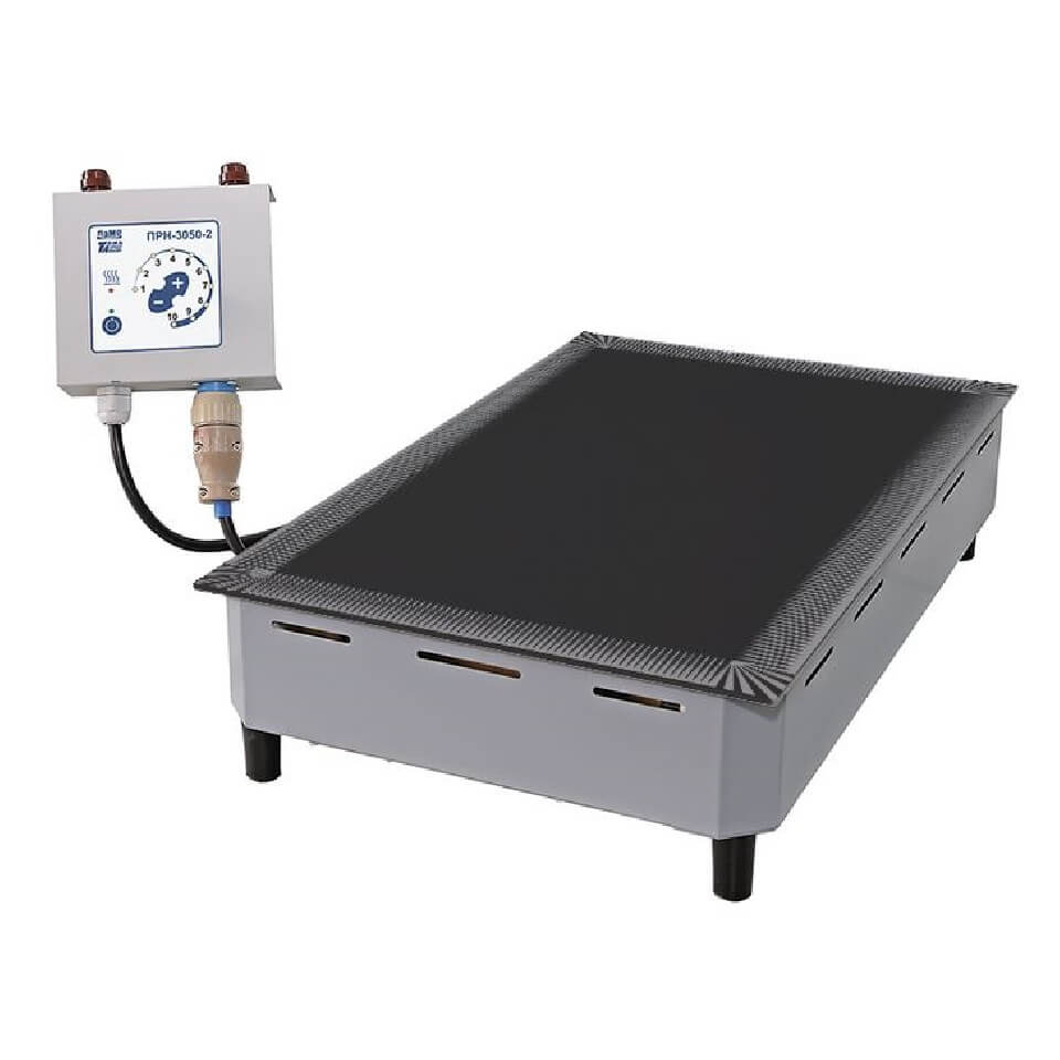 Heating plate TomAnalit PRN-3050-2 (450 °C, 300×500 mm, glass ceramics)