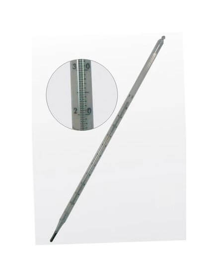 Laboratory thermometer TL-5 used. 2 (mercury, glass), art. 200440