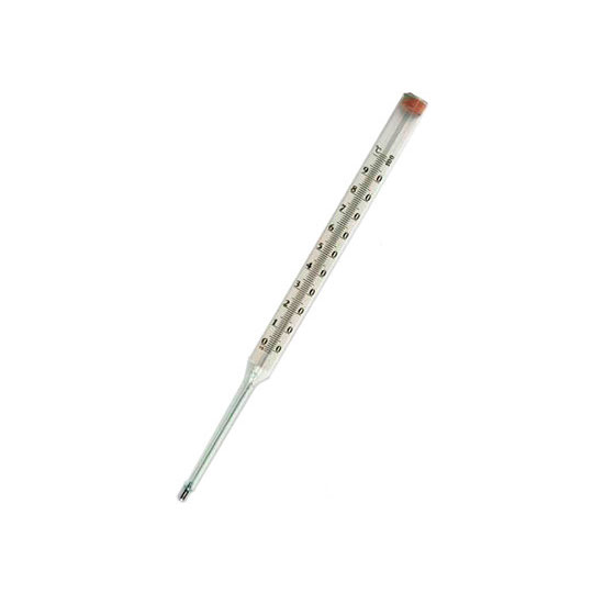 Direct technical thermometer TTM P No. 5 (HF 240 mm, LF 163 mm, CD 2, mercury, glass), art. 200028