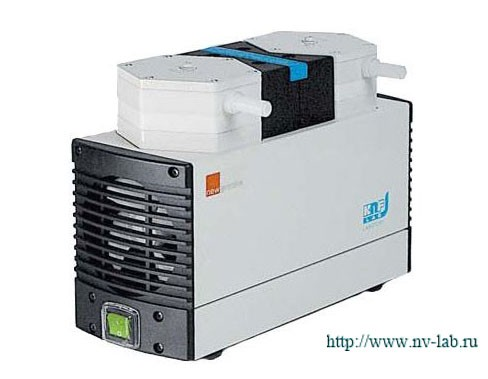 Mini-diaphragm pump N 810.3 FT.18 (10 l/min, 8 mbar, IP 44) (KNF, Germany)