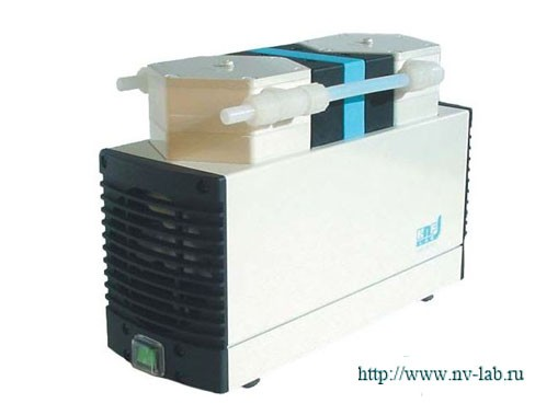 Mini-diaphragm pump N 840.1.2 FT.18 (60 l/min, 90 mbar, IP 44) (KNF, Germany)
