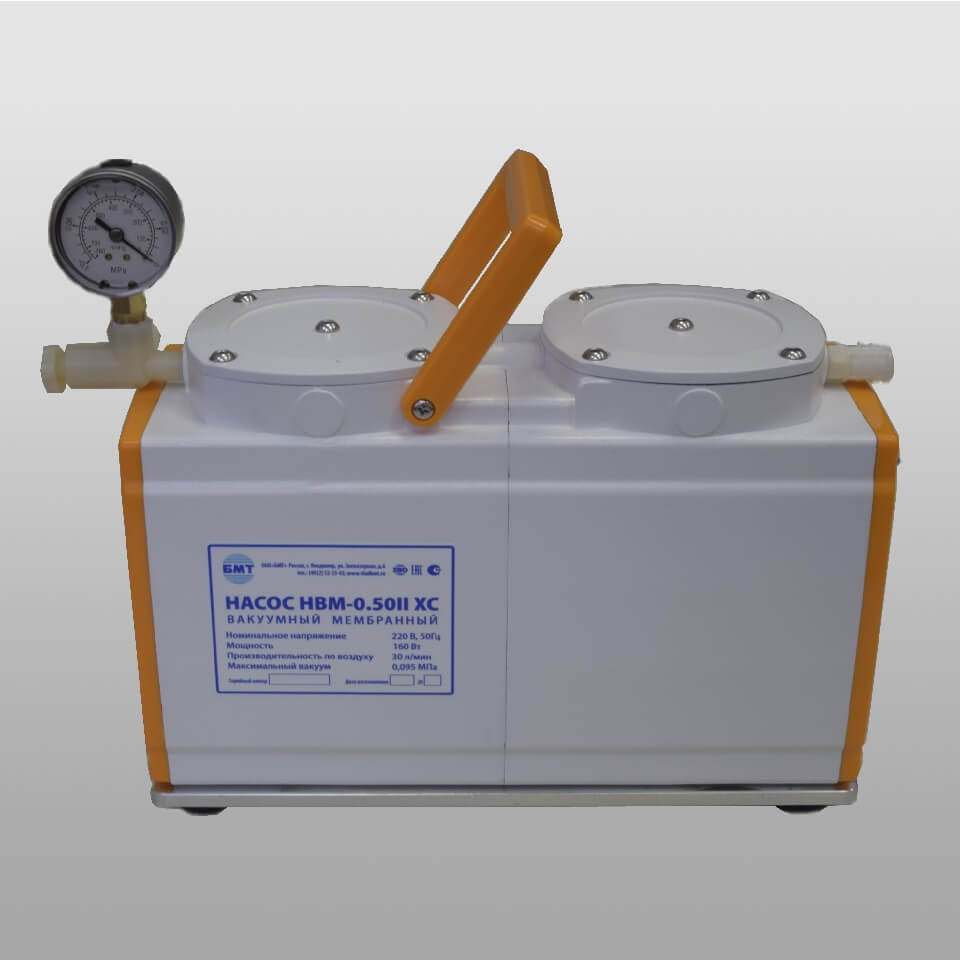 Diaphragm vacuum pump NVM-0.50II XC (30 l/min, -0.95 kgf/cm²)