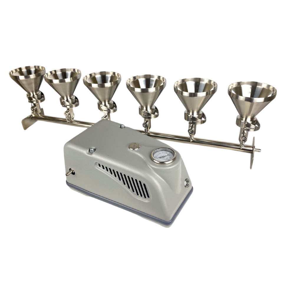 Vacuum filtration device for microbiological research PVF-47/6 B