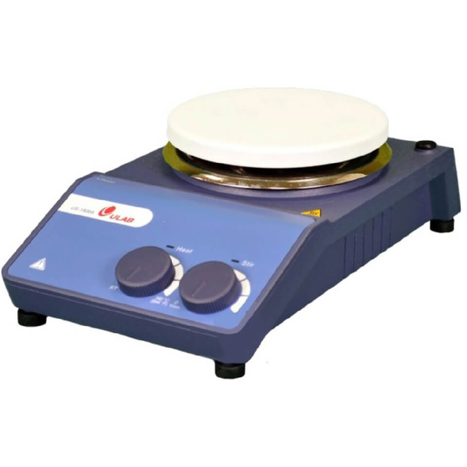 Magnetic stirrer ULAB US-1500A (20 l, 0…1500 rpm, +340 °C)