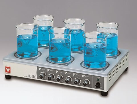 Magnetic stirrer YAMATO MG600 (6×2 l, 200…1500 rpm)