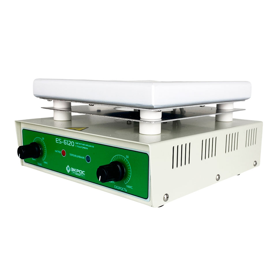 Magnetic stirrer Ekroschim ES-6120 (2 l, 100…1700 rpm, 320 ºC)