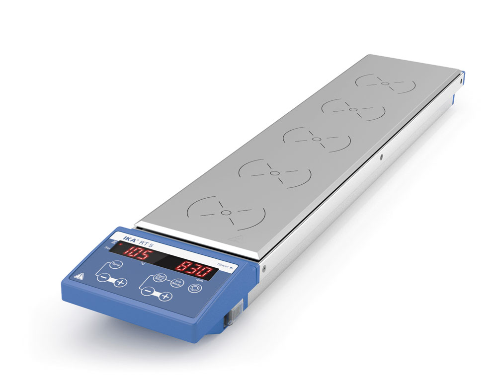 Magnetic stirrer IKA RT 5 (5×0.4 l, 0…1000 rpm, 120 °C)