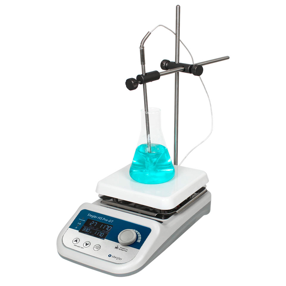 Magnetic stirrer Stegler HS-Pro DT (2 l, 200…1500 rpm, 380 °C)