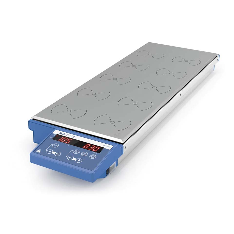 Magnetic stirrer IKA RT10 (10×0.4 l, 0…1000 rpm, 120 °C)