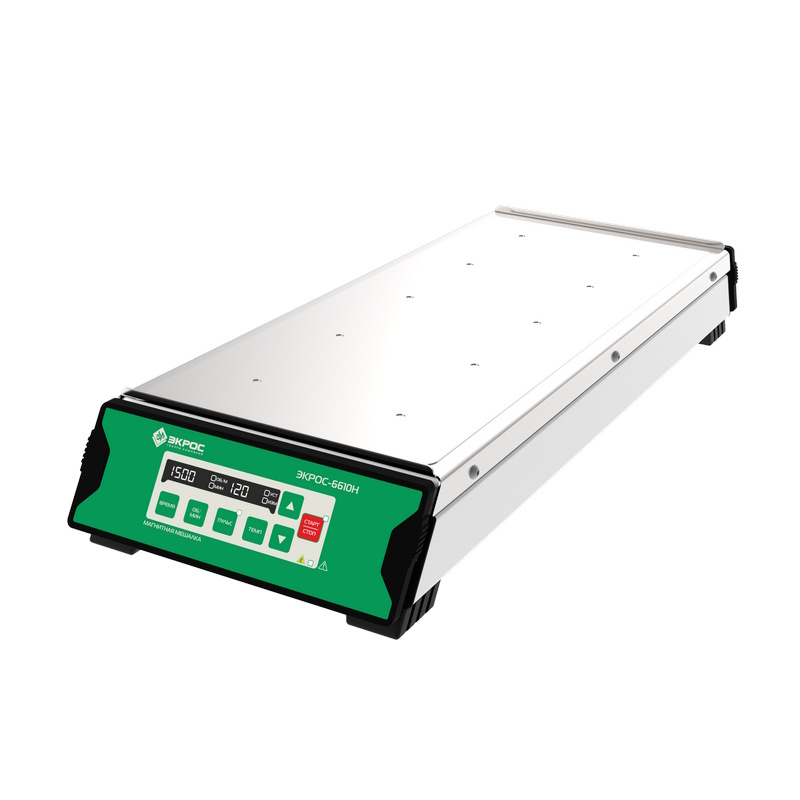 Magnetic stirrer Ekroschim EKROS-6610N (10×0.4 l, 300…1500 rpm, 120 ºC)