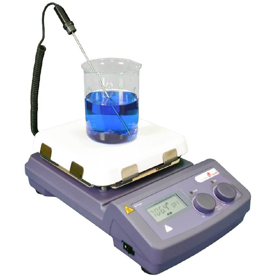 Magnetic stirrer ULAB US-1550D (20 l, 100…1500 rpm, +550 °C)