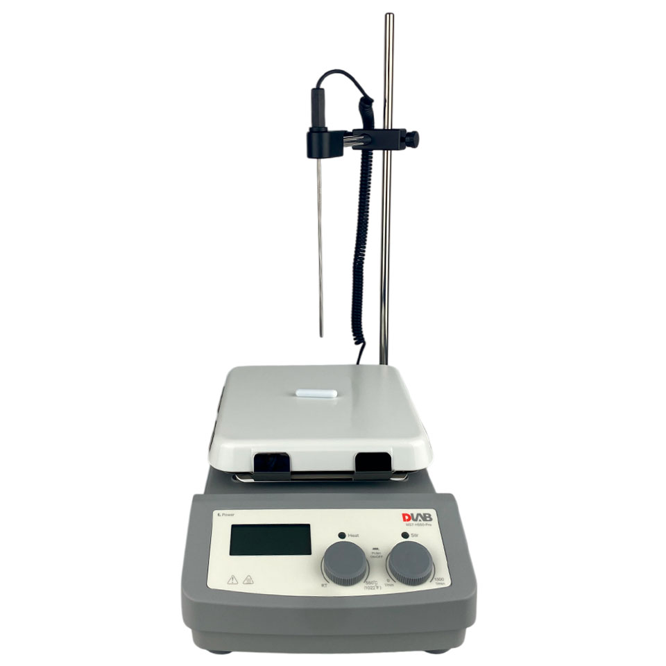 Magnetic stirrer DLAB MS7-H550-Pro (20 l, 100...1500 rpm, 550 °C)