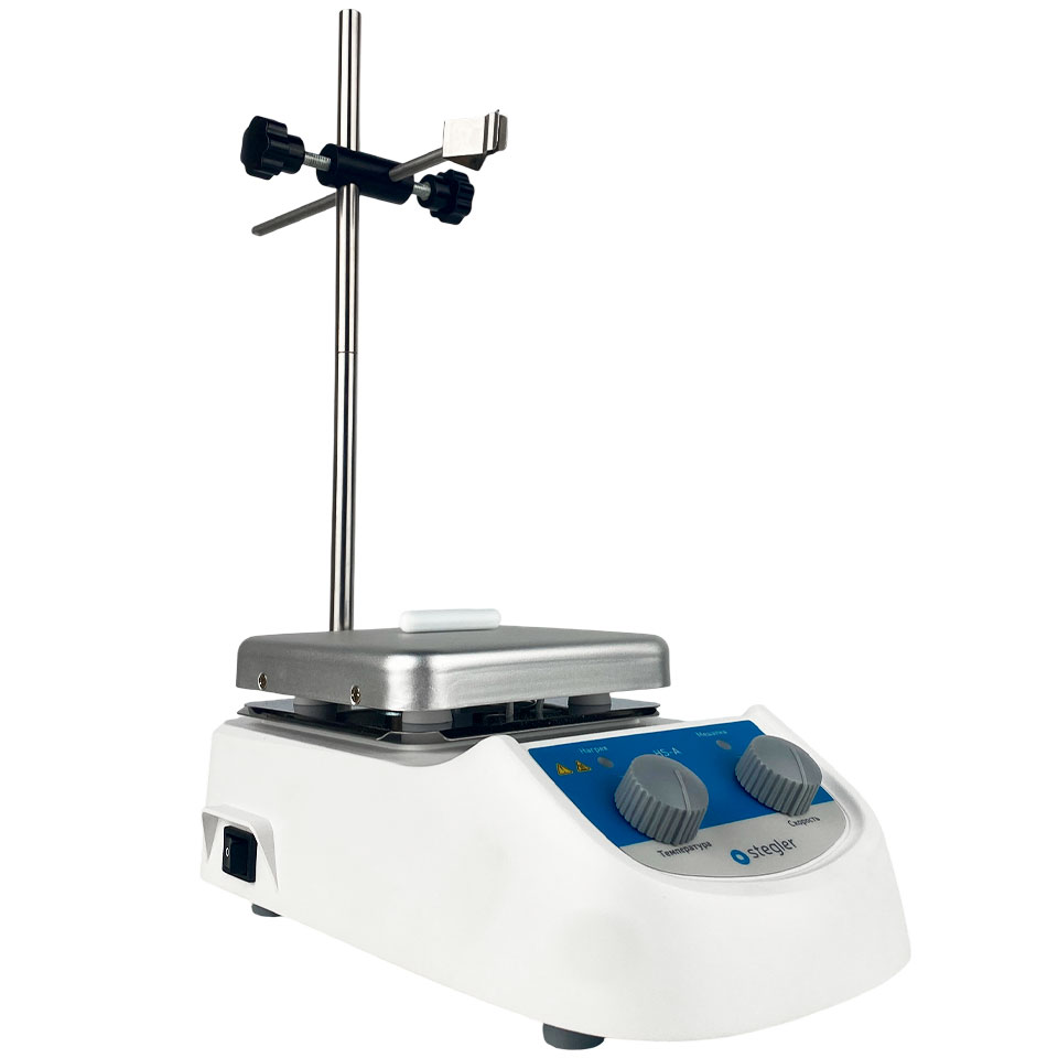 Magnetic stirrer Stegler HS-A (2 l, 0…2000 rpm, 380 °C)