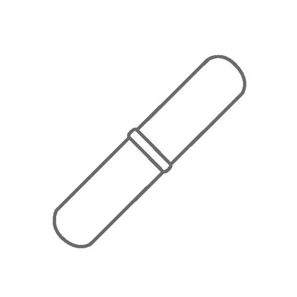 Set of stirrers IKA IKAFLON 50 slide round (Ø8×50 mm, 5 pcs/pack)