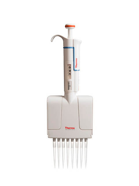 Mechanical dispenser Lenpipet TECHNO F1 30-300 µl, 8 channels
