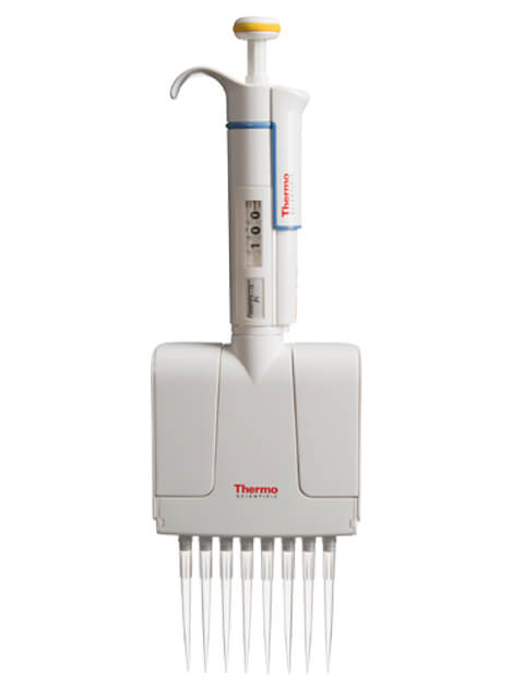 Mechanical dispenser Lenpipet TECHNO F1 10-100 µl, 8 channels