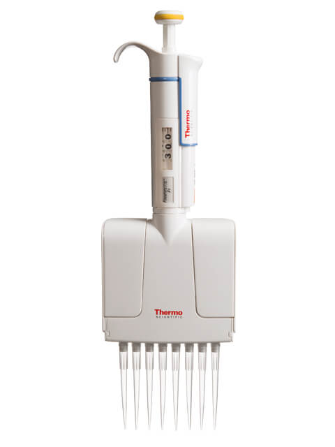 Mechanical dispenser Lenpipet TECHNO F1 5-50 µl, 8 channels