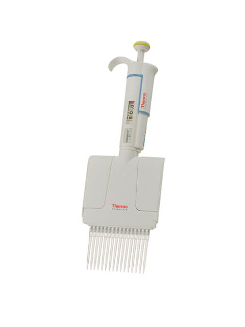 Mechanical dispenser Lenpipet TECHNO F1 5-50 µl, 16 channels