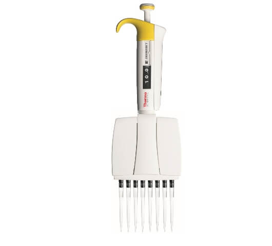 Mechanical dispenser Lenpipet LIGHT 5-50 µl, 8 channels