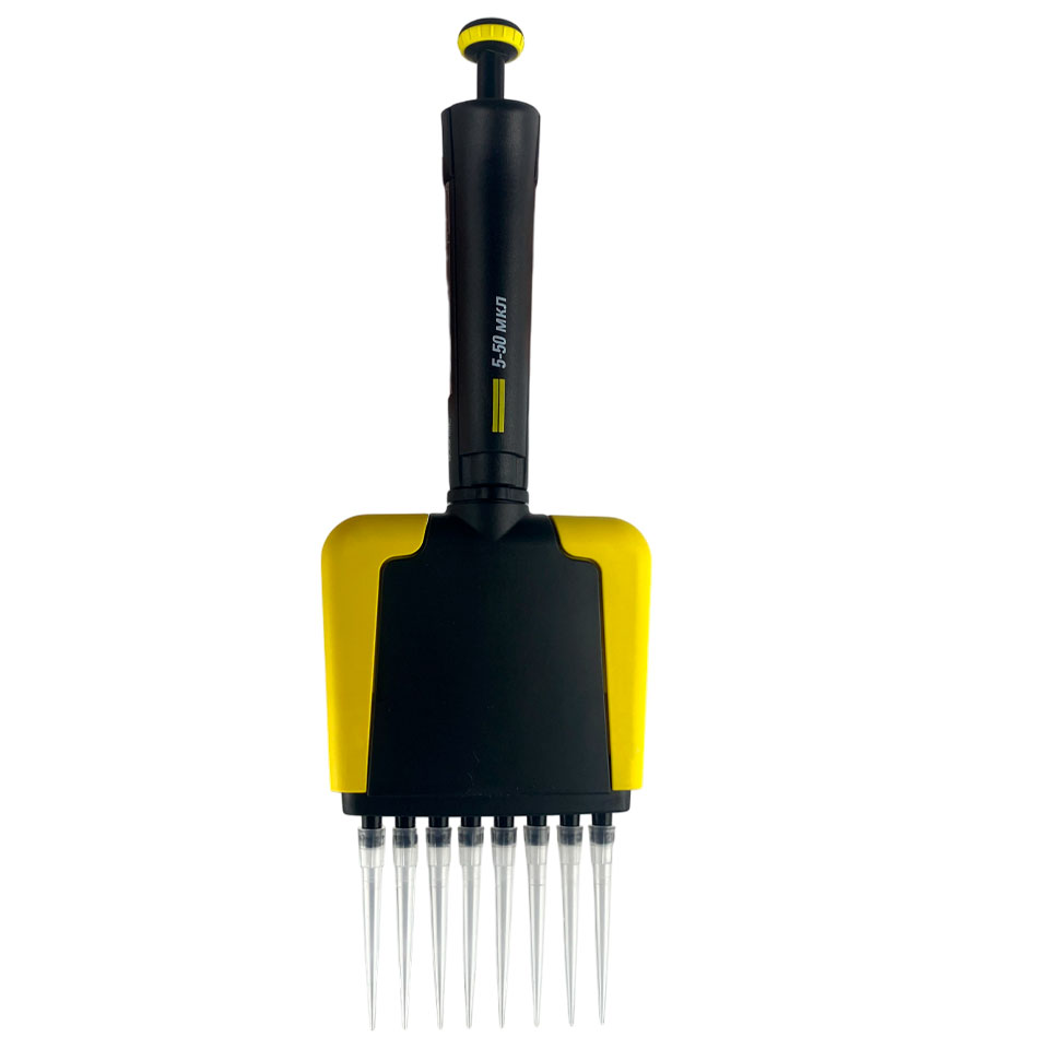 Mechanical dispenser Lenpipet BLACK 5-50 µl, 8-channel