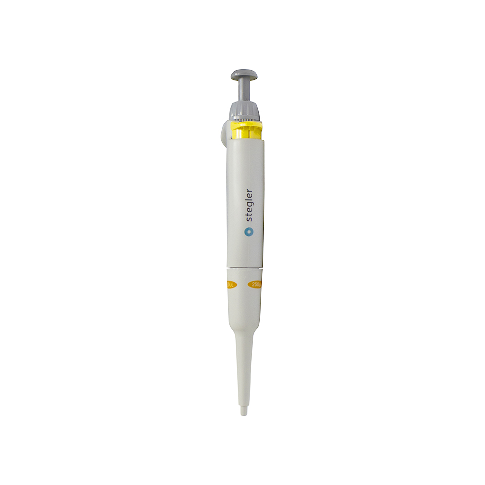 Single-channel constant volume dispenser Stegler SF-1-250 (fixed volume, 250 µl, partially autoclavable)