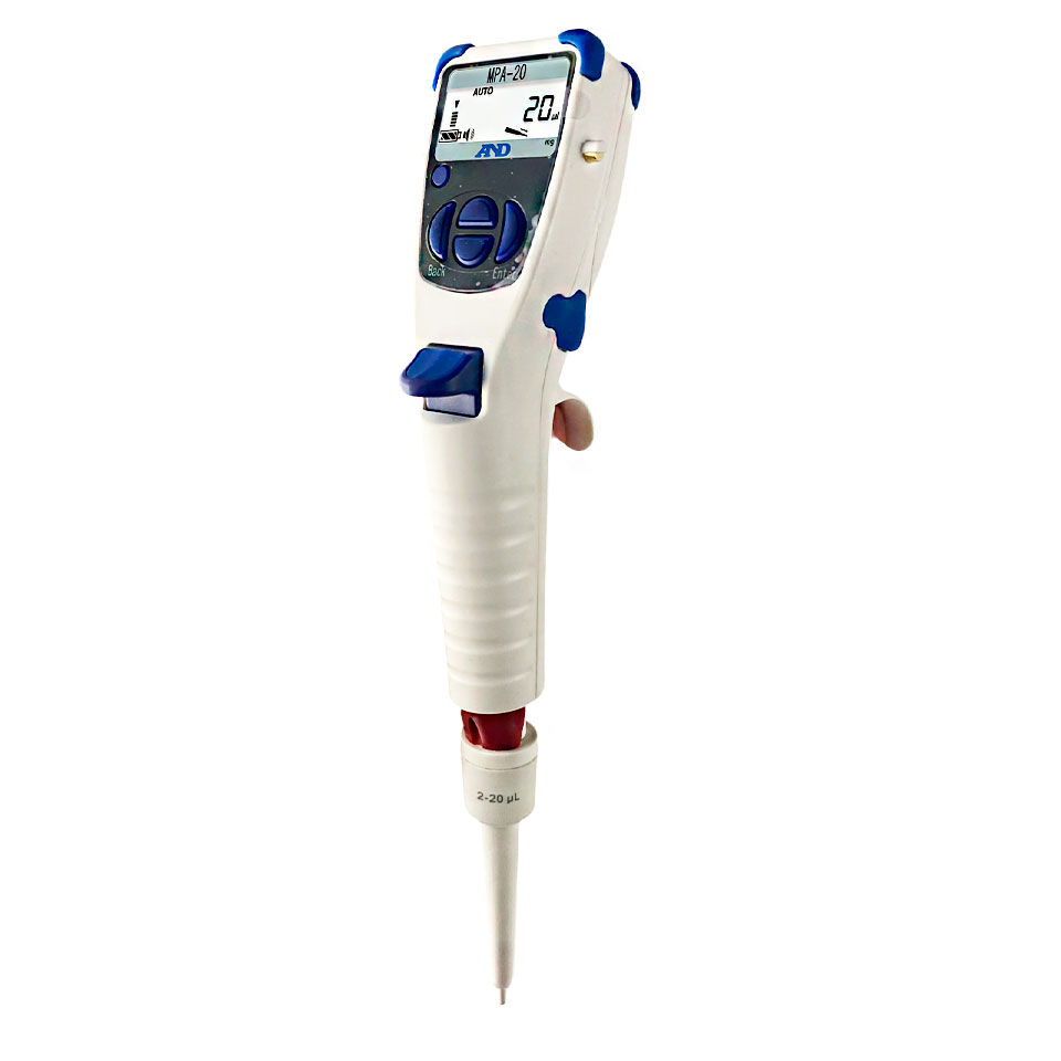 Dispenser AND MPA-20 2-20 µl (1-channel, electronic)