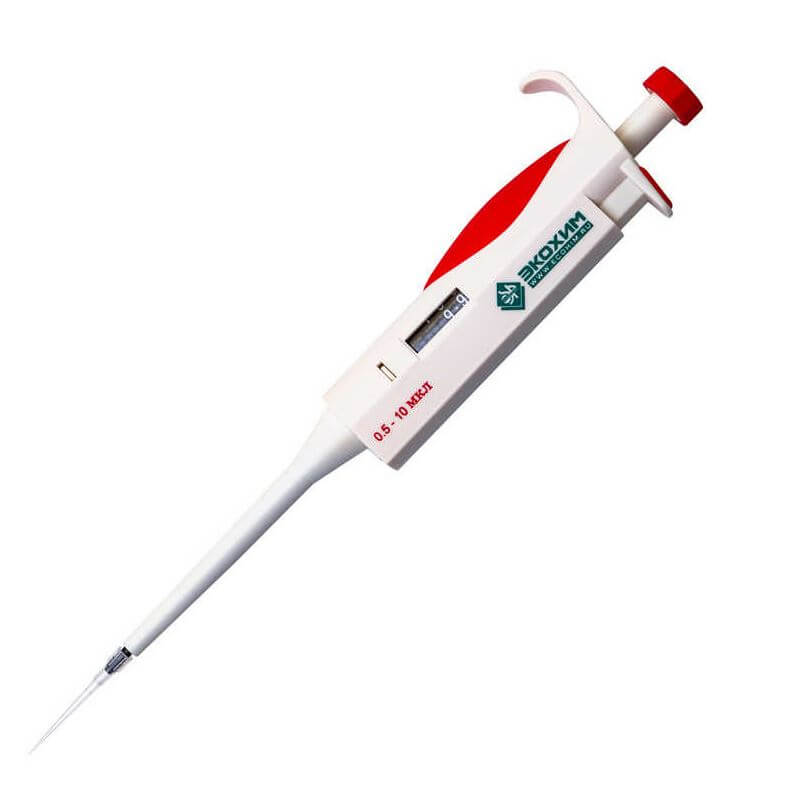Dispenser Ecokhim OP-1-0.5-10 (0.5-10 µl, 1-channel, mechanical)