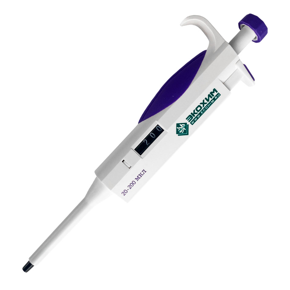 Dispenser Ecokhim OP-1-20-200 (20-200 µl, 1-channel, mechanical)