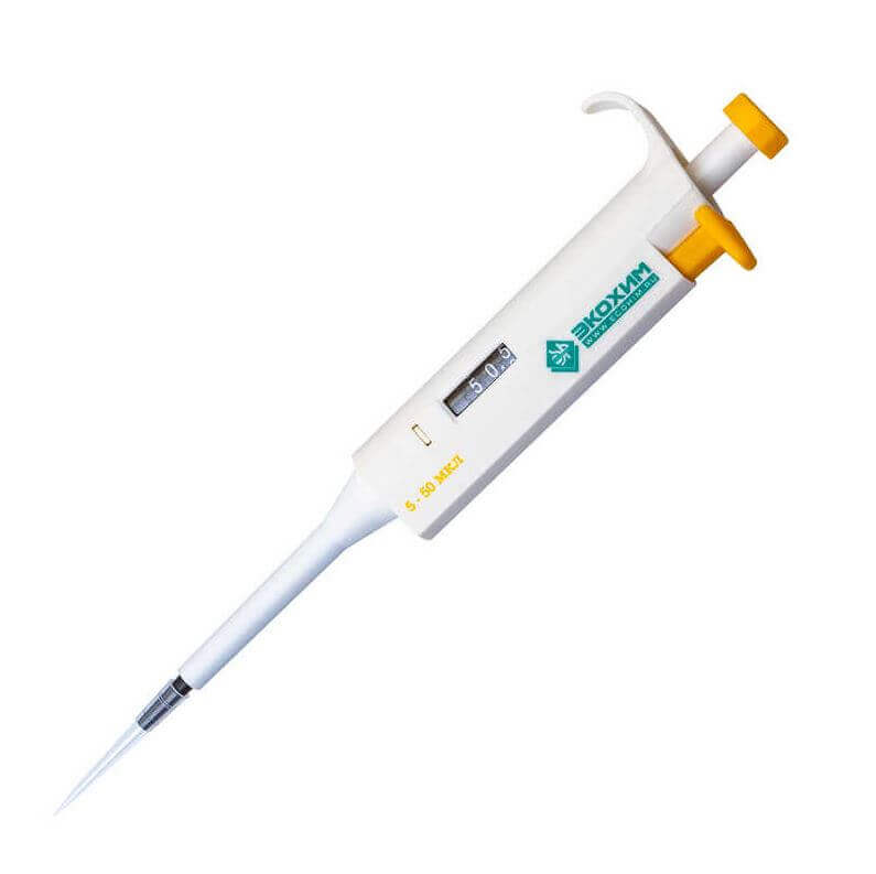 Dispenser Ecokhim OPA-5-50 (5-50 µl, 1-channel, mechanical)