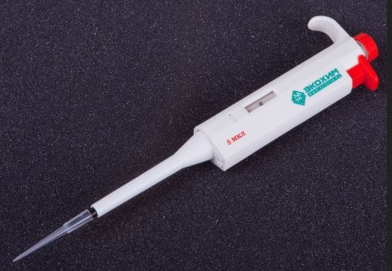 Dispenser Ecokhim OFA-5 (5 µl, 1-channel, mechanical)