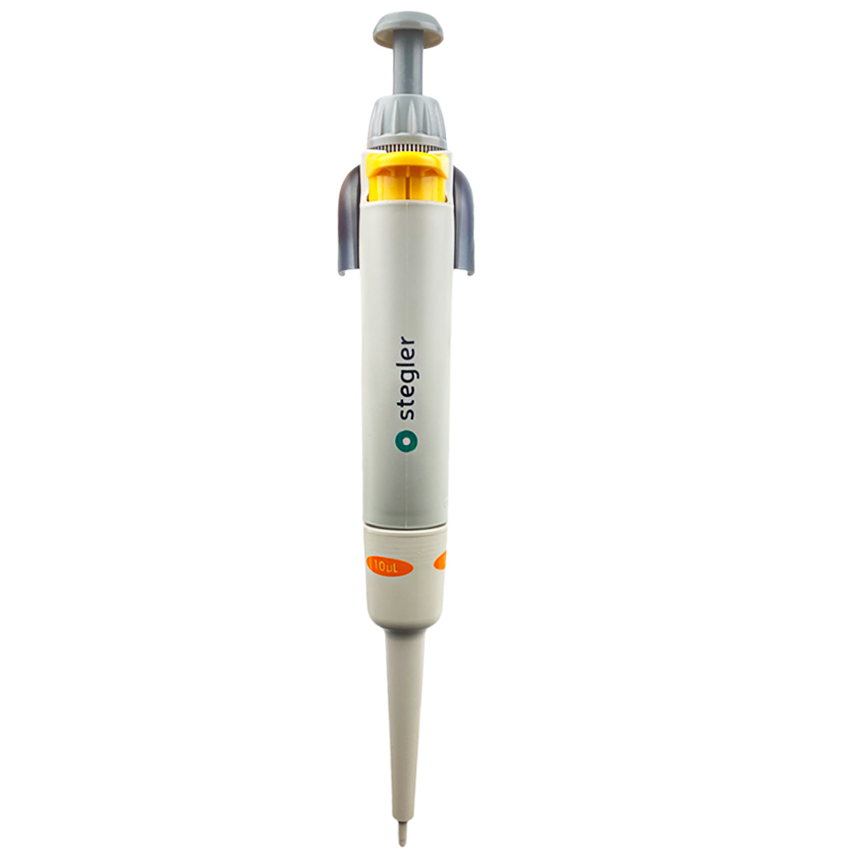 Single-channel constant volume dispenser Stegler SFA-1-10 (fixed volume, 10 µl, autoclavable)